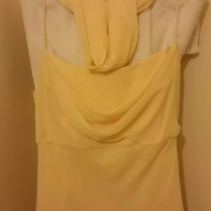 Davids Bridal Spaghetti Strap Chiffon Dress