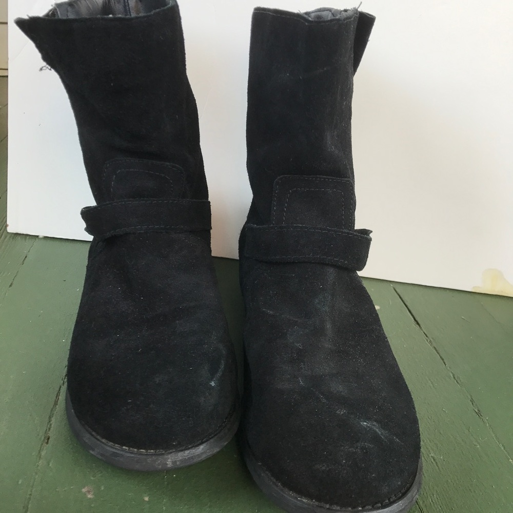 Ecote black leather boots size 8.5