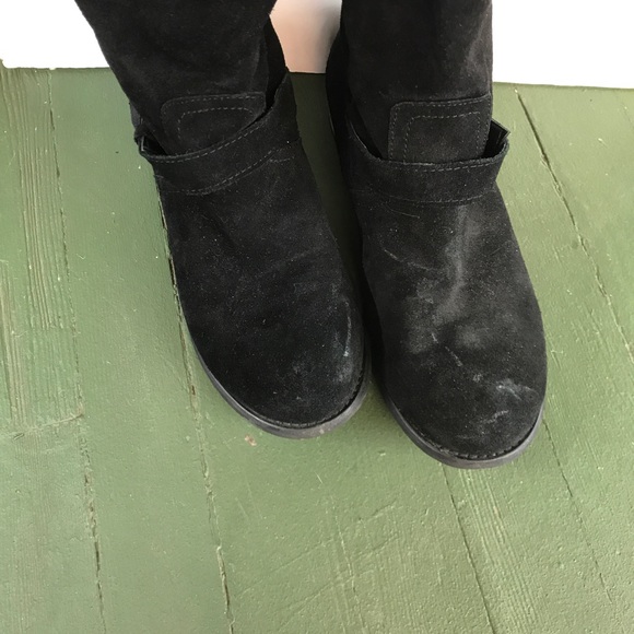 Ecote black leather boots size 8.5 - Picture 2 of 5
