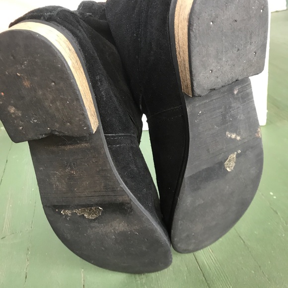 Ecote black leather boots size 8.5 - Picture 5 of 5