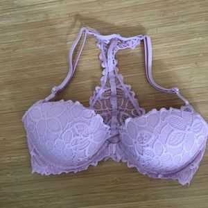 PINK Lace Pushup Bra