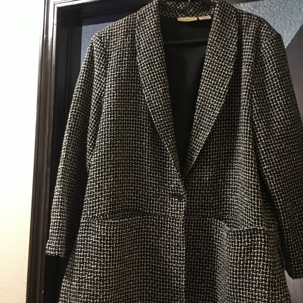 Travel Smith unstructured boyfriend  houndstooth