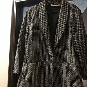 Travel Smith unstructured boyfriend  houndstooth