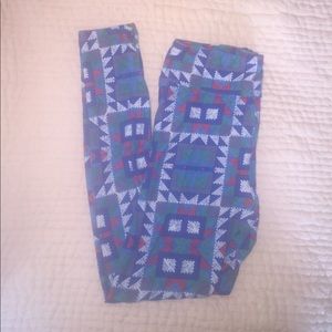 LuLaRoe OS Leggings Quilt Design