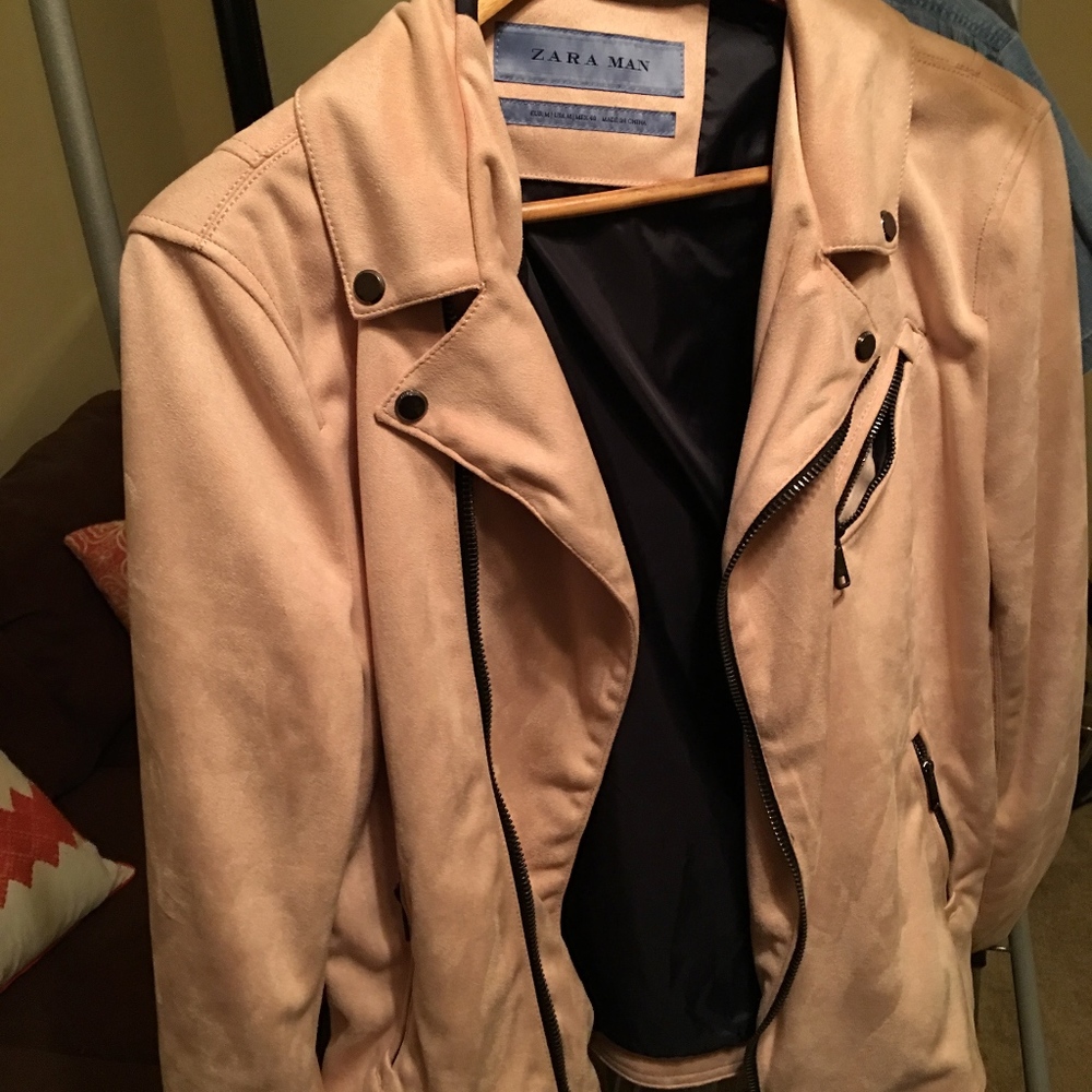 Baby Pink Velvet Jacket