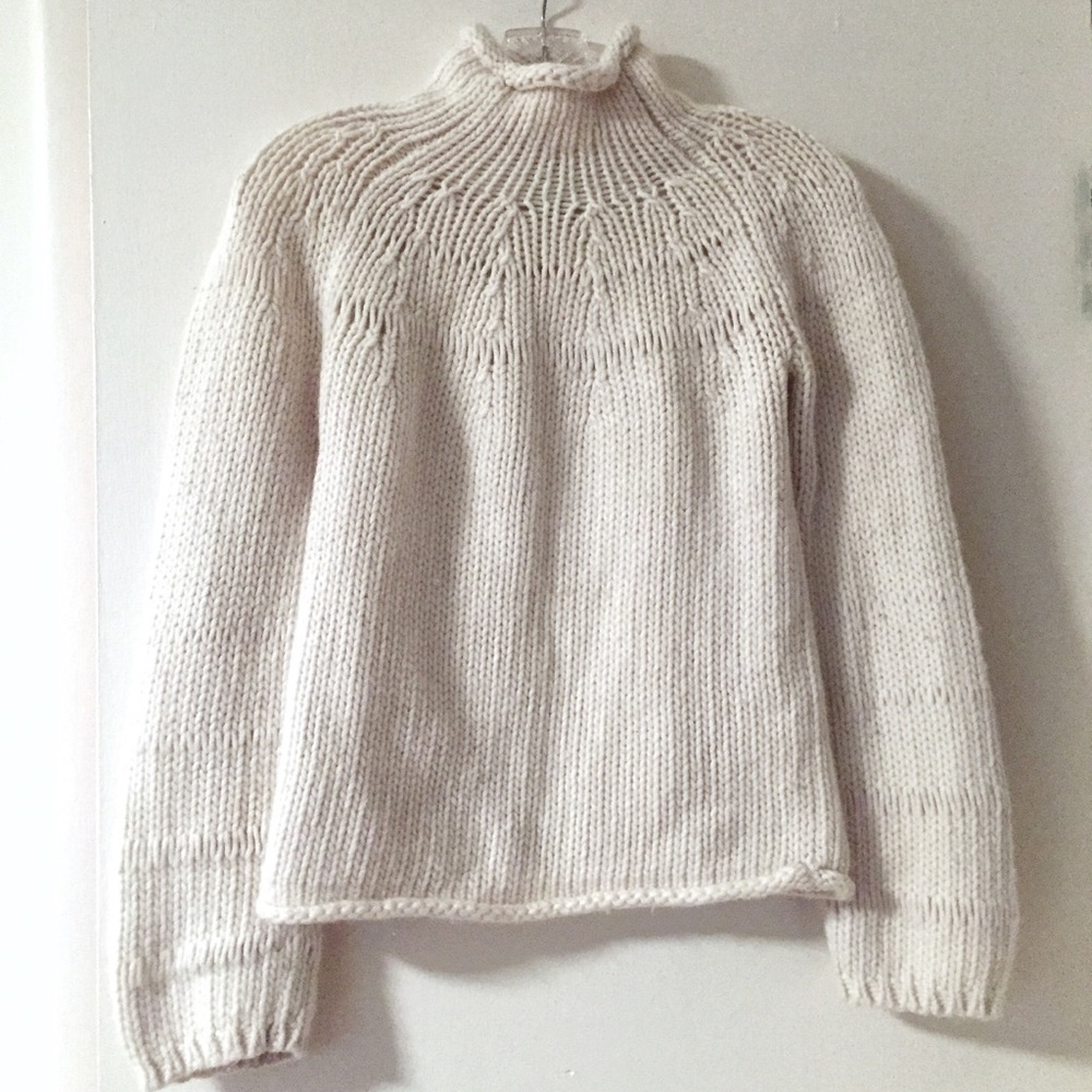 Cozy Wool Angora Bell Sleeve Sweater