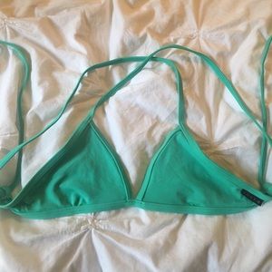 Jolyn triangle top seafoam