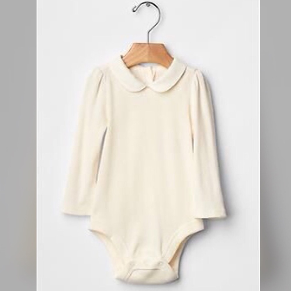 Peter Pan Collar Onesie Baby Gap