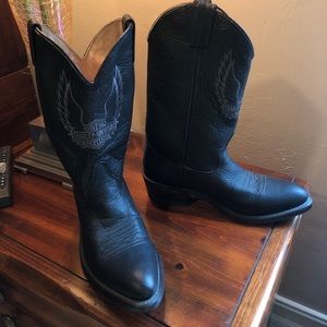 Harley Davidson cowboy boots.