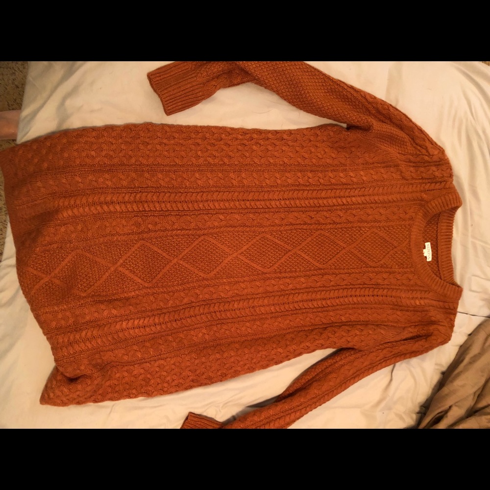 Never worn cable knit sweater dress