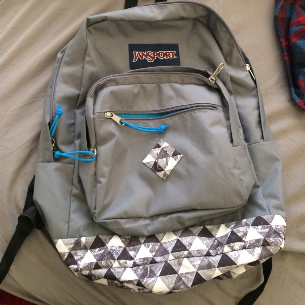 Only used once Jansport laptop backpack!