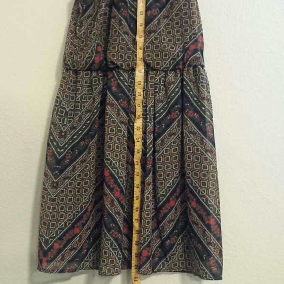 Gold Collar Necklace Dress - Picture 6 of 6