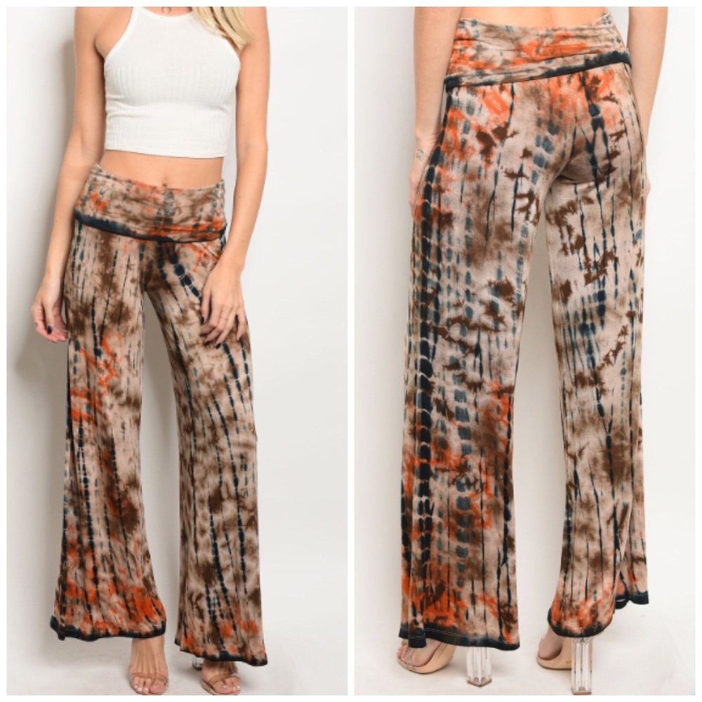 Tie Dye Pants Woman's Casual Large Medium Small