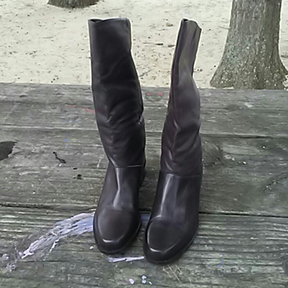 9 1/2w markon chocolate brown women's boot