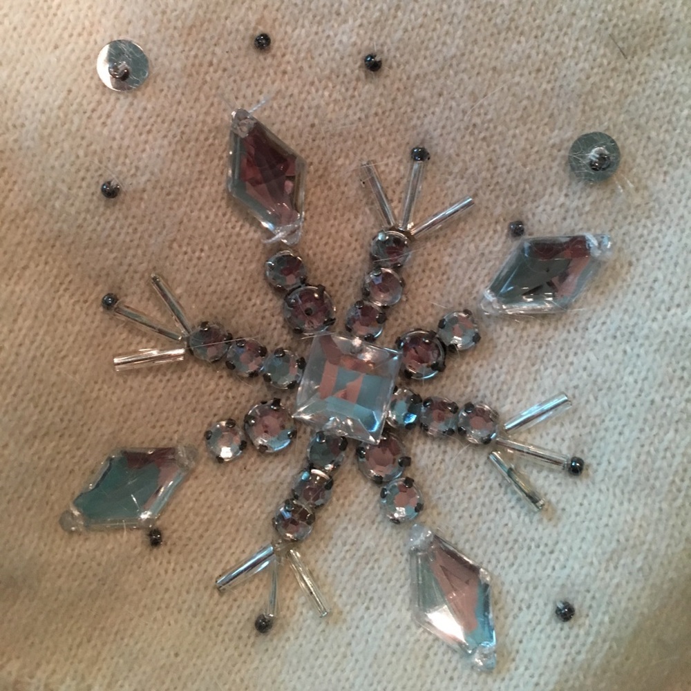 Vintage Saks snowflake top