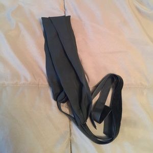 Sheer black Garlands of Grace head wrap