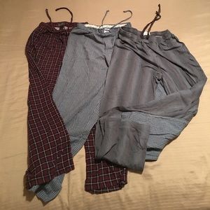 Men’s pajama bottoms.