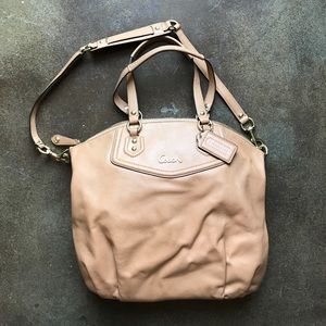 Tan Leather Coach Bag