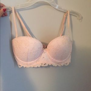 Aerie 32C Convertible Bra (light pink)