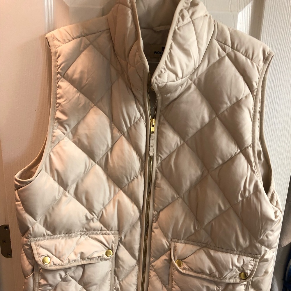Wool rich puffer vest