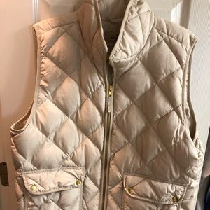 Wool rich puffer vest