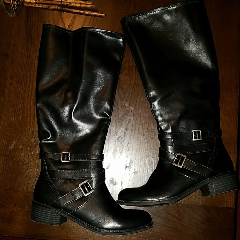 Real authentic leather fall boots!