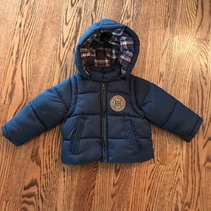 Baby Boys winter jacket with vest option