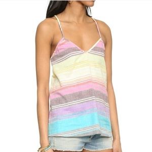Mara Hoffman Rainbow Stripe Tank XS
