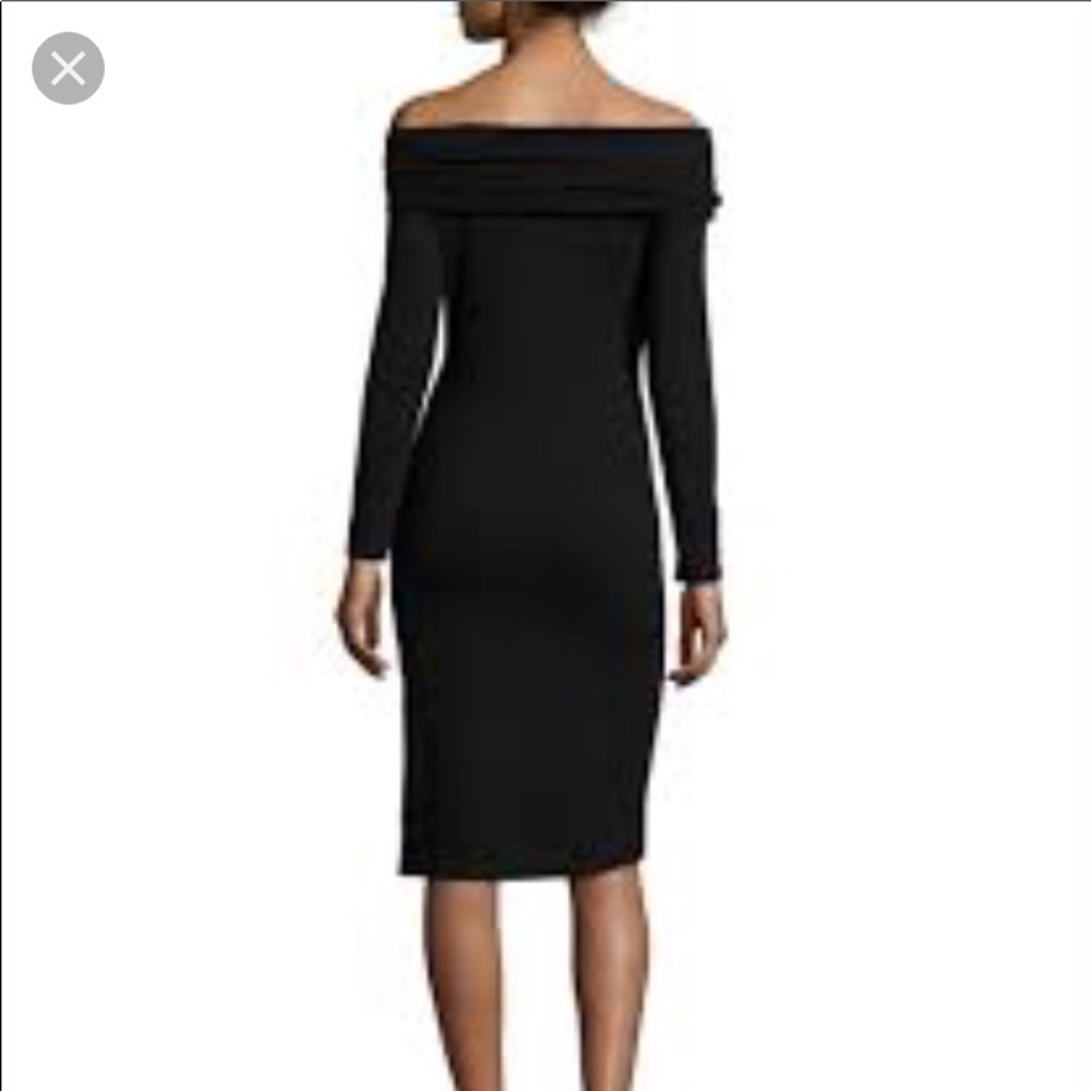 Splendid Black Off the Shoulder Dress