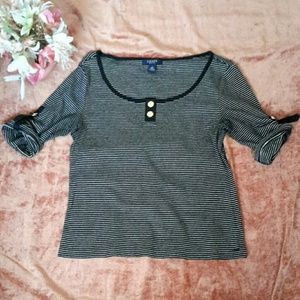 Chaps stripy top M