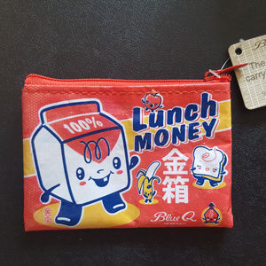Blue Q Lunch Money Coin Purse