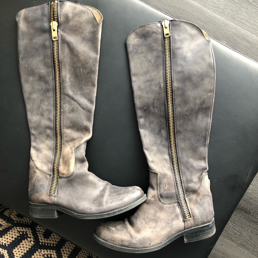 Steve Madden Grey ridding boots