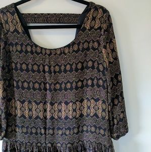 Short Dress with Open Back