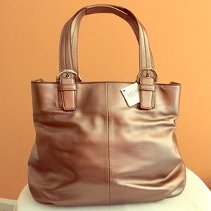 NEW with tags metallic Coach bag!