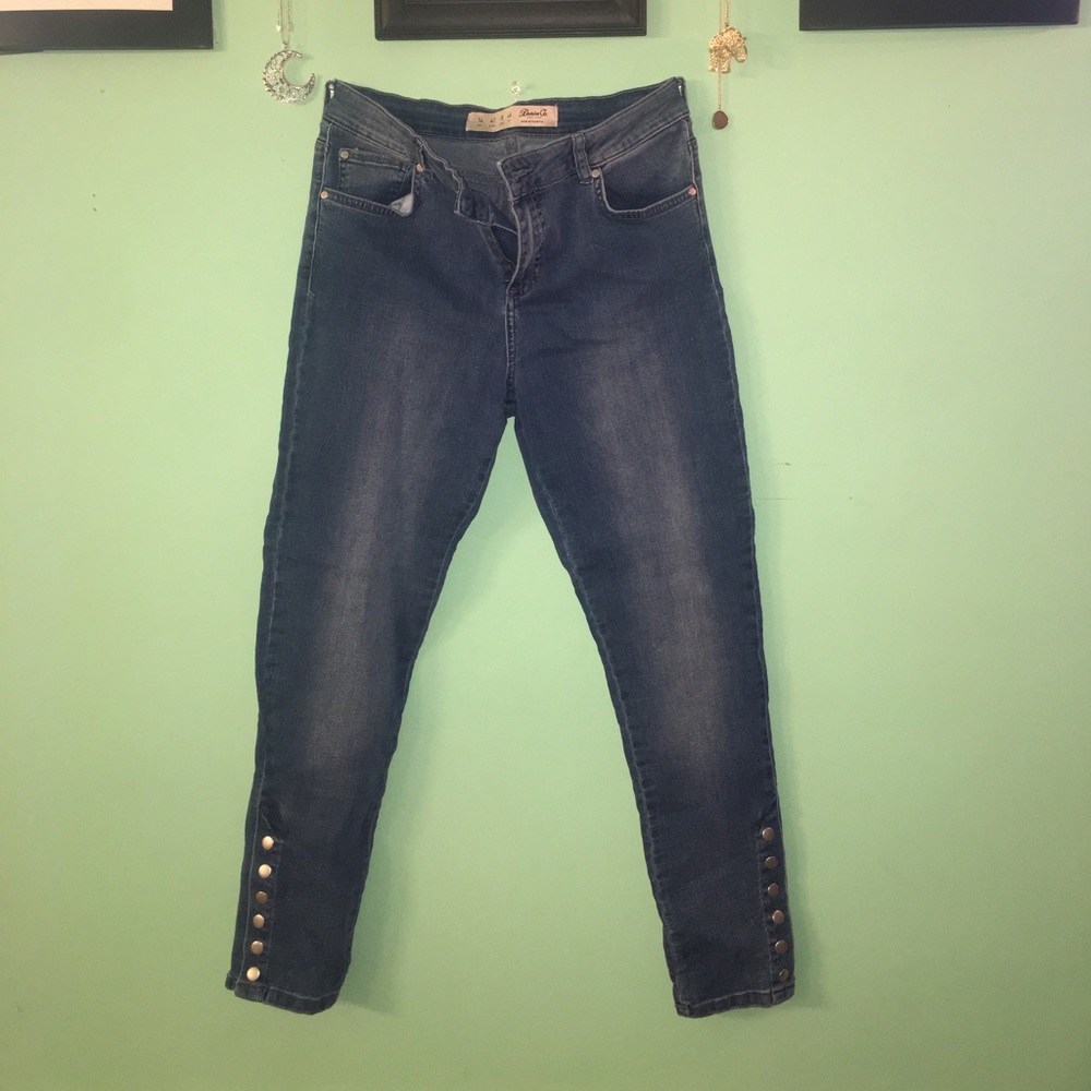 Faded Dark Denim Jeggings