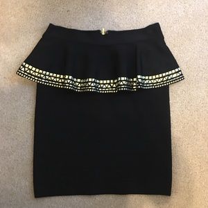 Bebe peplum body con mini