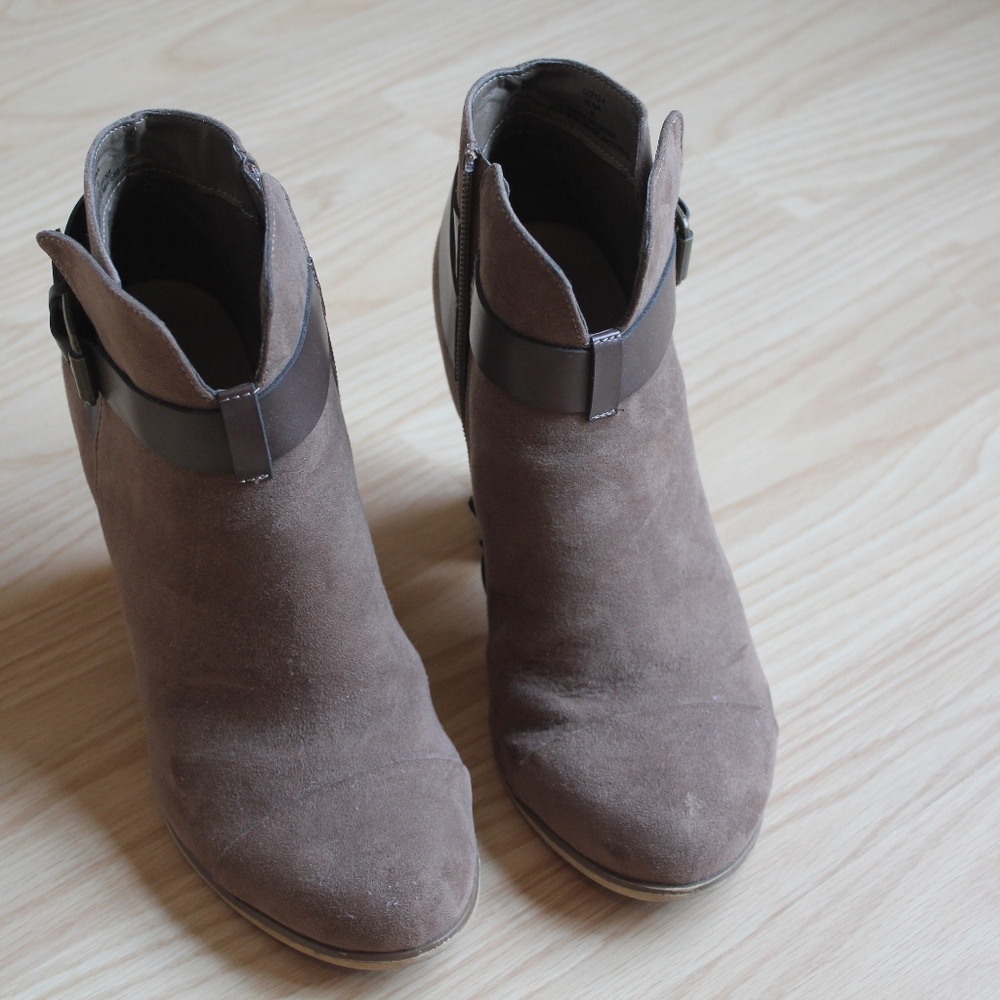 Dark Brown Boutique Ankle Booties