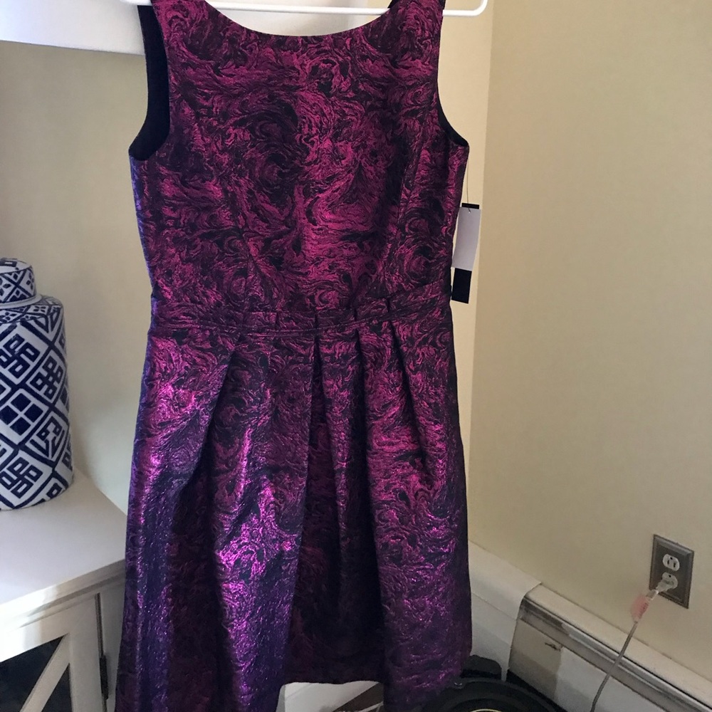 NWT Cynthia Steffe evening dress - purple sparkle!