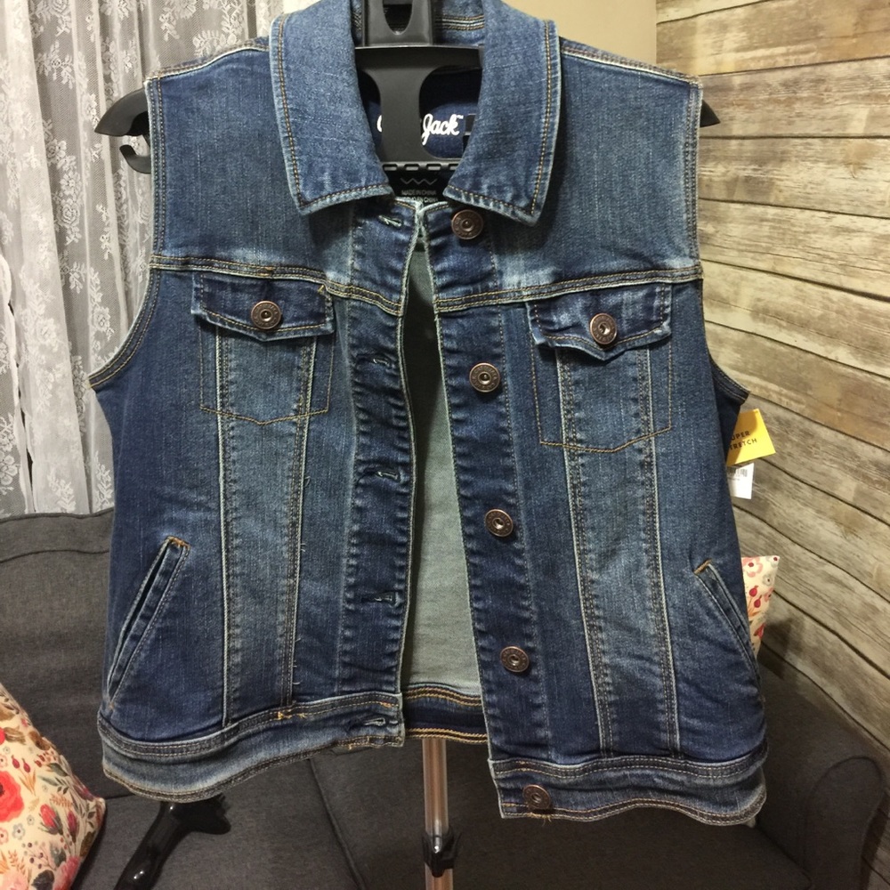 NWT Cat & Jack Denim Vest