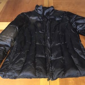 Express black quilted jacket