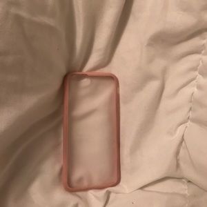 iPhone 6/6s pink and clear case