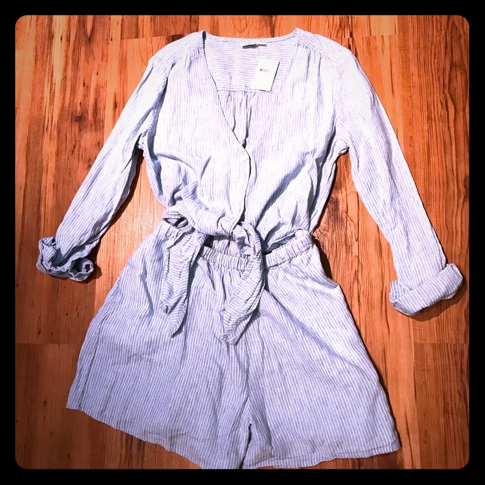 Chambray Romper
