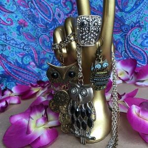 Owl jewelry bundle