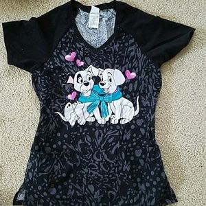 Disney scrub top