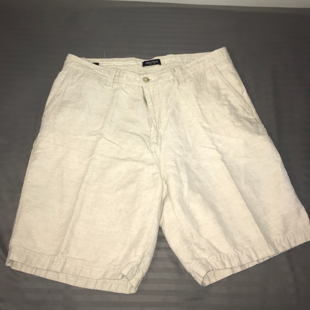 Beige Classic fit Nautica shorts size 36W