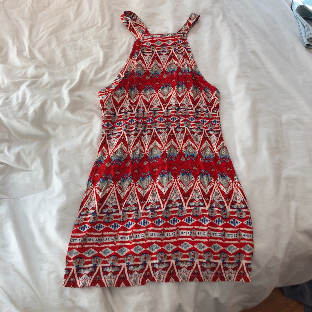 Red Aztec dress by Millau from LF boutique in NYC!