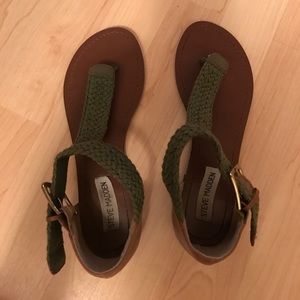 Olive Green Steve Madden Sandals