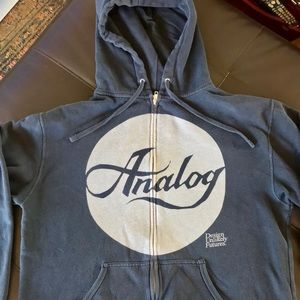 Men’s - L - Analog Navy  ZIP Up Sweatshirt