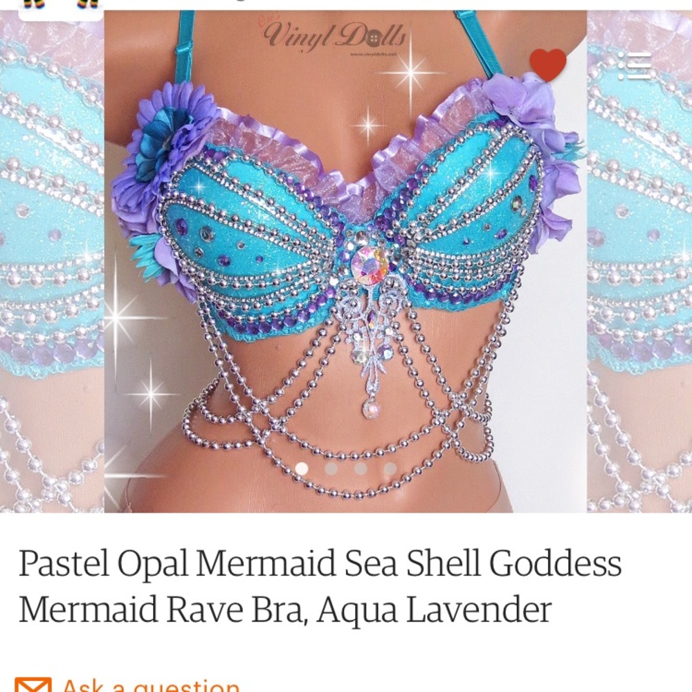 Mermaid Bra and Skirt
