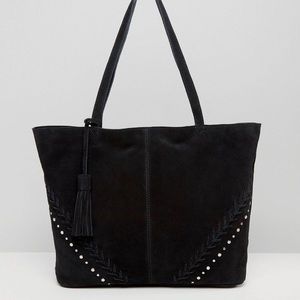 Suede Tote